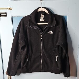 The North Face Womens Black Full-Zip Fleece Jacket